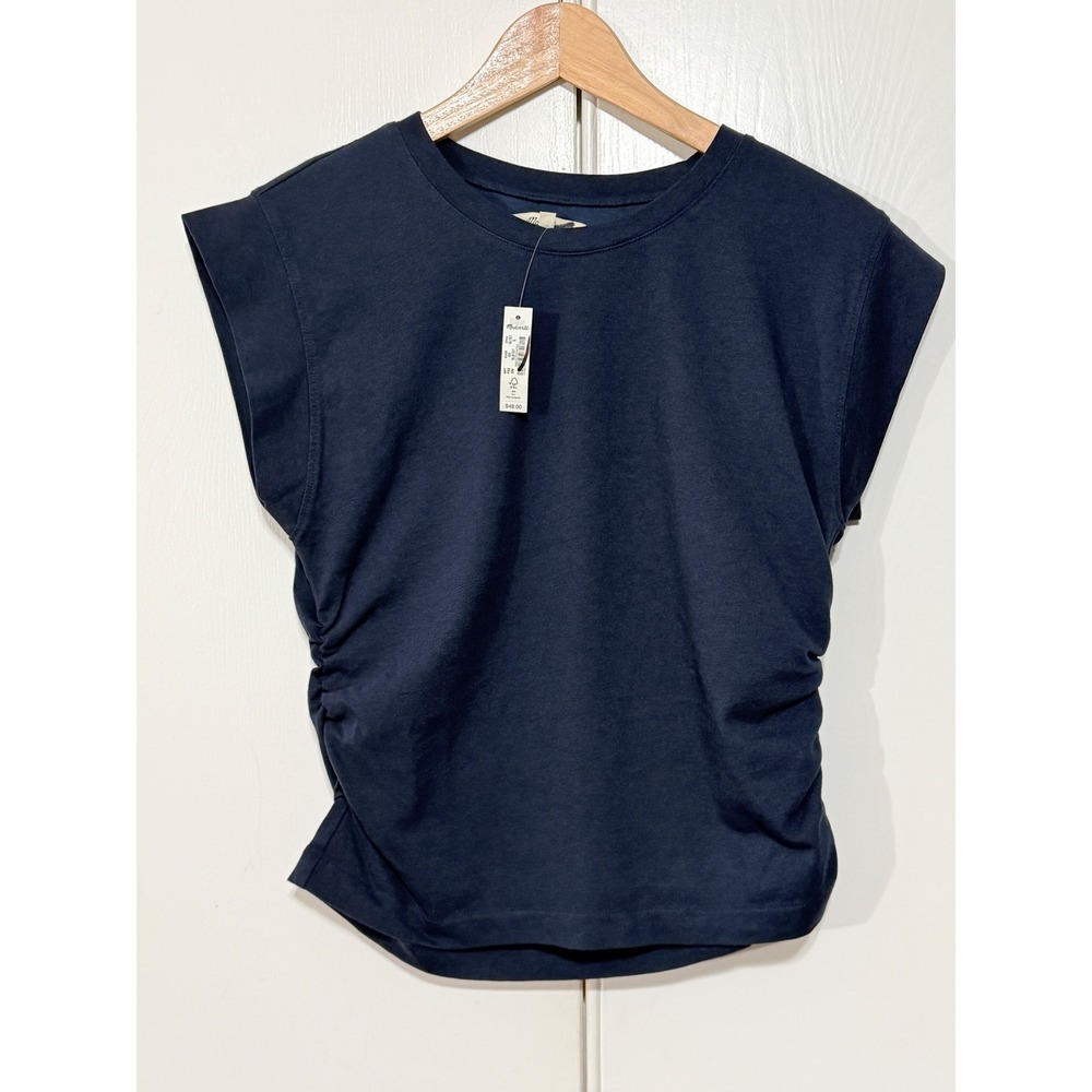 NWT Madewell Sz S Side-Cinch Muscle Tee $48
